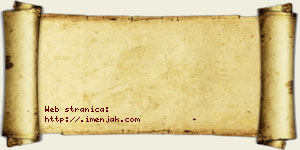 Isak Pešterac vizit kartica